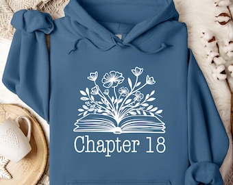 18th Birthday Shirt, 18th Milestone Gift, Best Friend 18 Bday Sweatshirt, 18th Sweater, 18th Present Crewneck for Girl, Hoodie for Daughter