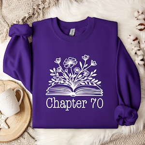 70th Birthday Shirt, 70th Milestone Gift, Best Friend 70 Bday Sweatshirt, 70th Sweater, 70th Present Crewneck for Mom, Hoodie for Grandma