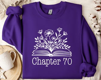 70th Birthday Shirt, 70th Milestone Gift, Best Friend 70 Bday Sweatshirt, 70th Sweater, 70th Present Crewneck for Mom, Hoodie for Grandma