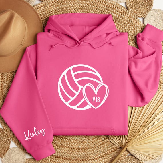 Girls Volleyball Sweatshirt, Volleyball Girl Hoodie, Custom Volleyball Girl Hoodie, Volleyball Girl Sweatshirt, Custom Volleyball Gifts