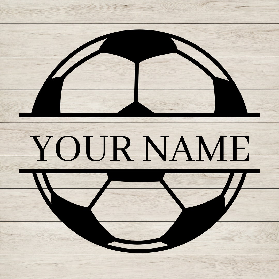 Soccer Ball Split SVG Digital Download Soccer Ball SVG - Etsy