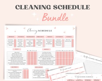 Cleaning checklist, Adult Cleaning checklist, Family chore chart,  Cleaning schedule, Adult chore chart template