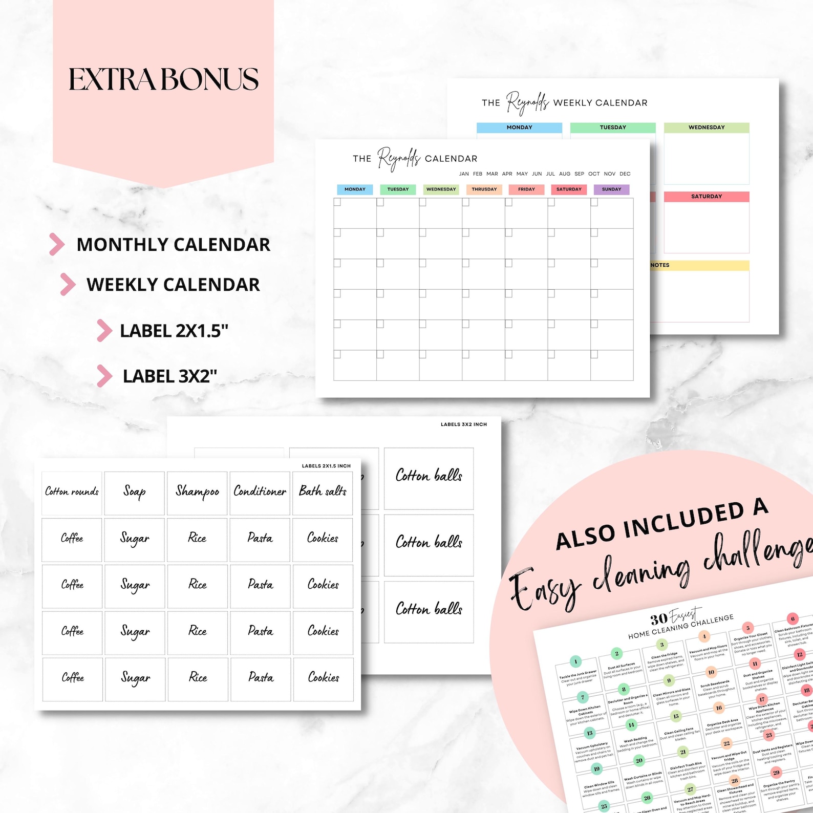 PLR Kids Chore Schedule, Plr Kids Cleaning Checklist, PLR Family Chore ...