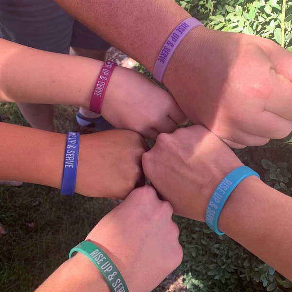 Uplifting and uniting family/team bracelets