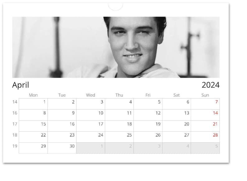 elvis-presley-2024-wall-calendar-a4-hanging-calendar-etsy