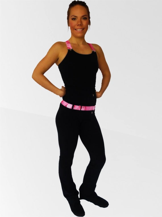 knee length dresses for ladies Flirty Trendy Pink and Blue Gym Outfit Set for Ladies - Long Sleeves