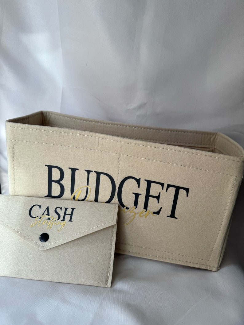 Budget Organizer Budgeting Ordnung Personalisierter Organizer aus Filz für Budget Planer Bild 8