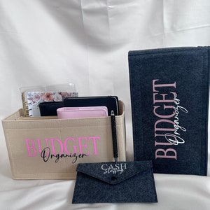 Budget Organizer Budgeting Ordnung Personalisierter Organizer aus Filz für Budget Planer Bild 2