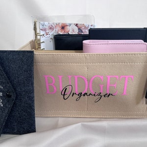 Budget Organizer Budgeting Ordnung Personalisierter Organizer aus Filz für Budget Planer Bild 9