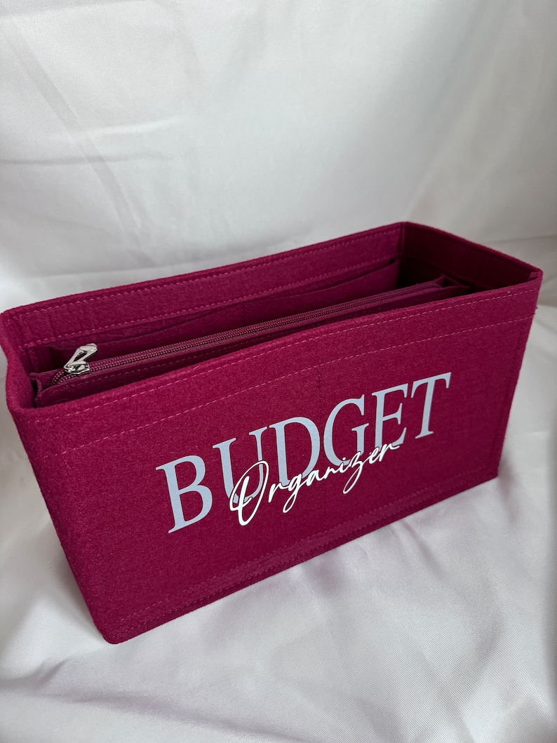 Budget Organizer Budgeting Ordnung Personalisierter Organizer aus Filz für Budget Planer Bild 6