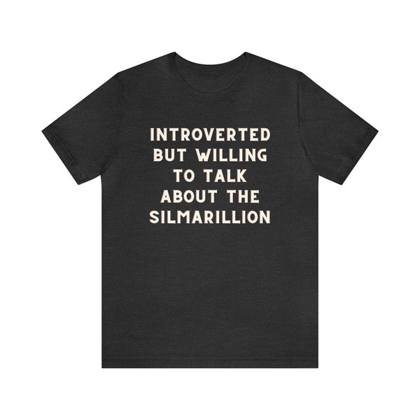 The Silmarillion T-shirt | Introverted Tee | Novel Tee