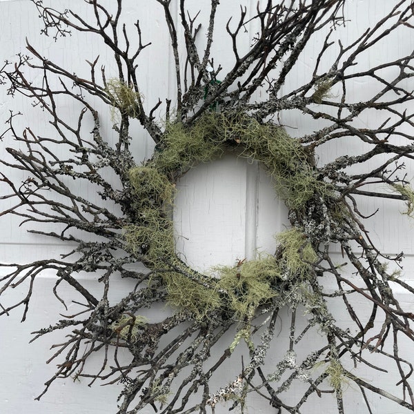 Moss & stick wreath