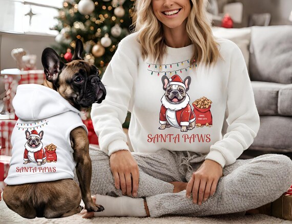 French Bulldog Hoodie - Holiday French Bulldog Hoodie - Holiday