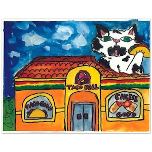 Taco Cat Print