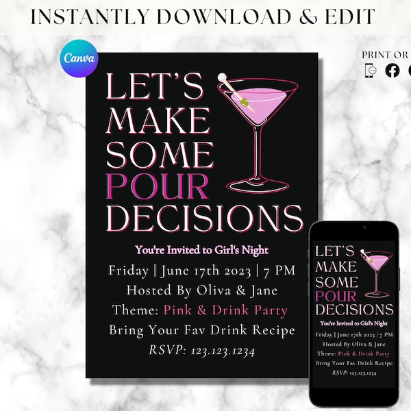 Hen Party Invite - Etsy