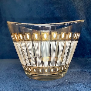 Mid Century Modern Fred Press Salad Bowl - Atomic Starburst