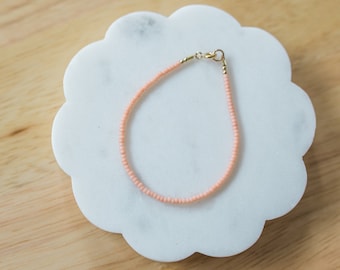 Pink Lemon Bead Bracelet | By Cherry & Co