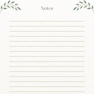 Pretty Elegant Style Notes Instant Download for iPad Printable Etsy