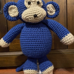 Handmade Crochet Monkey, Stuffed Animal,*Made to Order*