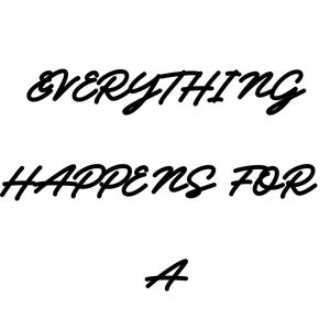 everything happens for a reason poster