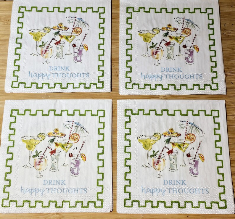 TransferTreasurebyMe Cocktail Napkin - Thumbnail 2