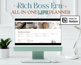 Notion Extended Life Planner, Personal Digital Planner Aesthetic, All in One Template Notion Dashboard, Ultimate Notion Calendar, That Girl
