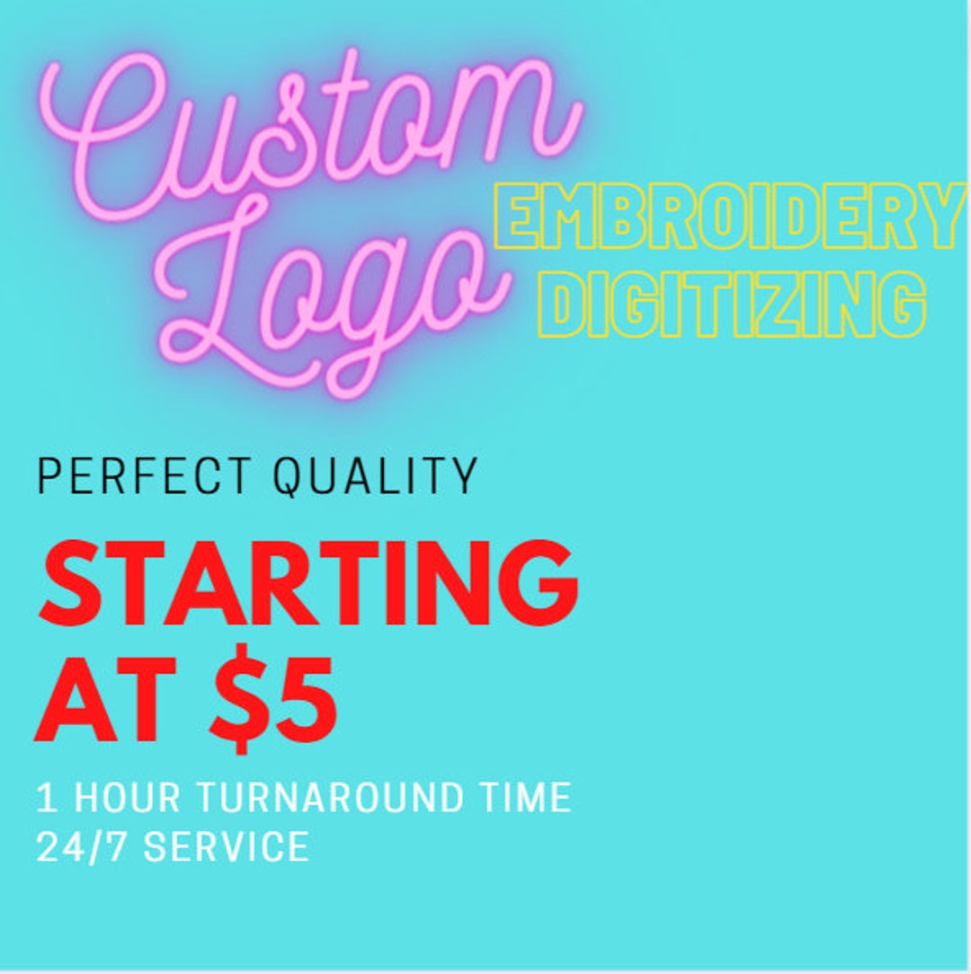 Custom Embroidery Digitizing, Embroidery Digitizing, Embroidery