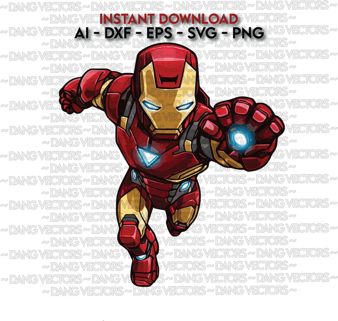 Ladusing Vector Vector File - Iron Lad Suit Comic Anime Fan - Art Ai Svg Dxf Png Eps ...