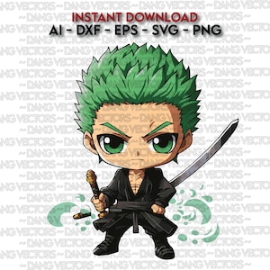 Zoro Svg Zoro Design Svg Anime Svg Manga Svg (Download Now) 