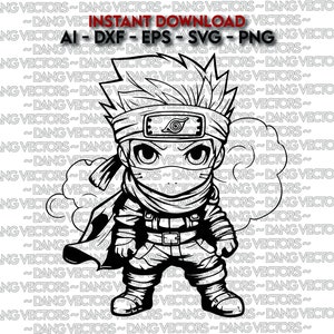 How to Draw Chibi Naruto  Free Printable Puzzle Games