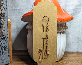 Copper Leaf Bookmark