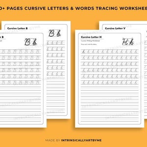 76 Pages Cursive Writing Worksheet Bundle for Kids – Fun, Engaging, and Easy to Learn!