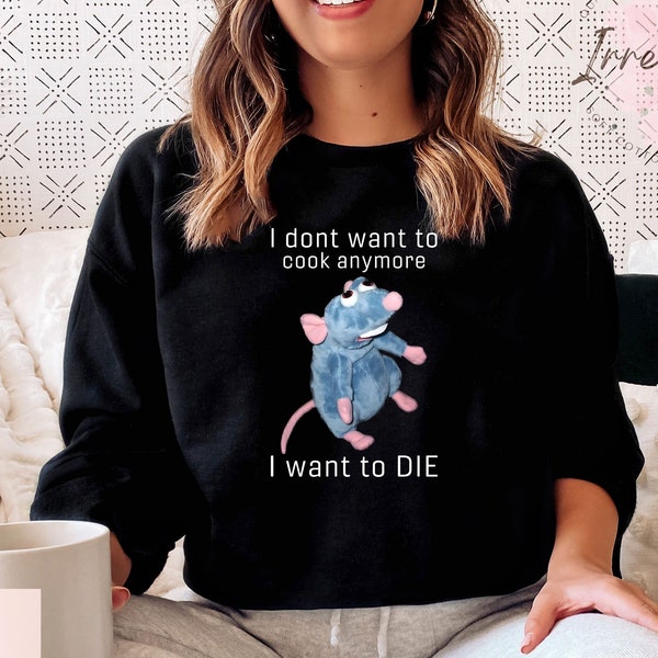 I Dont Want to Cook Anymore I Want to Die Shirt - Etsy