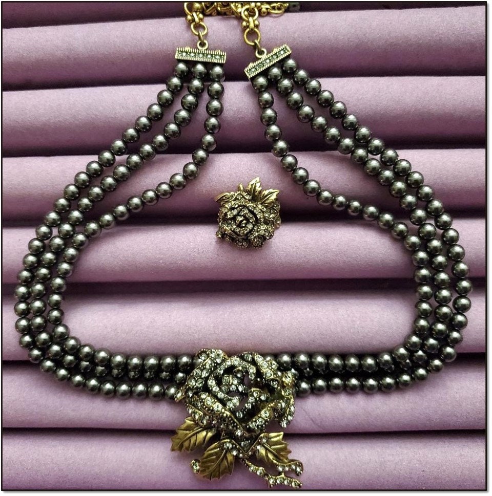 Heidi daus rose elegance necklace sale