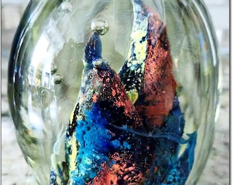 置物 SELKIRK GLASS Rare Selkirk Glass Vintage / GLASS PAPERWEIGHT / Scottish Glass