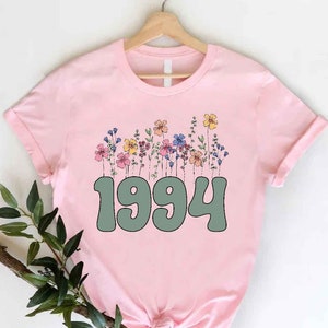 Hello Thirty Floral Shirt Cute 30 Birthday For Women Hello Thirty Floral Shirt Cute 30 Birthday For Women
