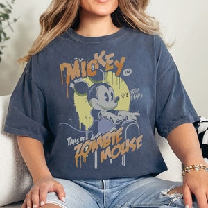 Comfort Colors® Halloween Mickey Shirt,Mickey Mouse Zombie Mouse Shirt,Mickey Ghost Tee,Mickey&#39; Halloween Party Shirt,Halloween Disney Shirt