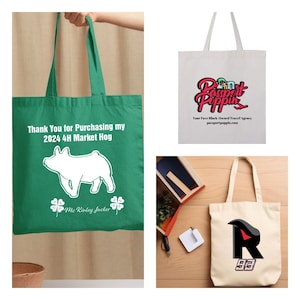 Custom Logo Tote Bag, Personalized Tote Bag Bulk, Custom Tote Bag With Logo, Gift for Friend,Promotional Tote Bag,Reusable Personalized Gift