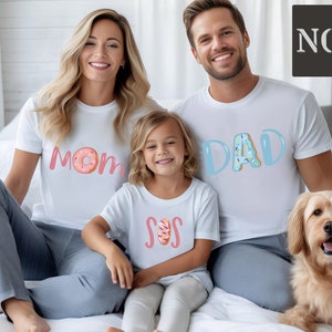 Donut Family Shirt, Donut Birthday Shirts, Funny Donut Gifts, Mom Dad Donut Tshirt, Donut Theme Party Shirt, Doughnut Shirt, Donut T shirt