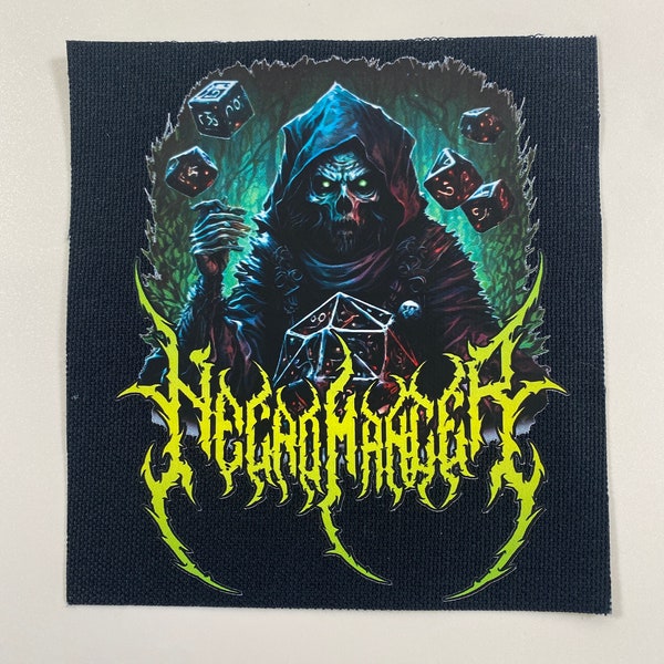 Patch Brodé Death Metal Bisounours - 7,5x6 Cm - Thermo-collant, 100% Polyester - Pour Vestes, Sacs, Customisation