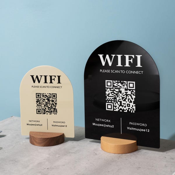 Wall Mount Qr Code - Etsy