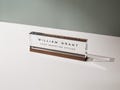 Personalized Acrylic Name Block (D3) - Custom Job Title Plaque Office Table Desk Business Modern Decor Company Corporate Staff Sign Gifts