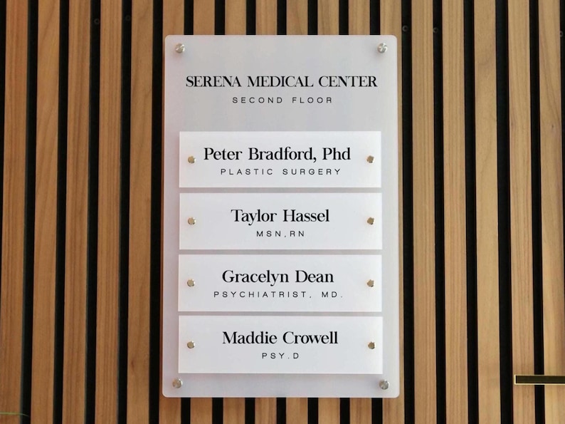 Wall Directory Wall Directory (standard) - Customizable Large Office Wall Door ...