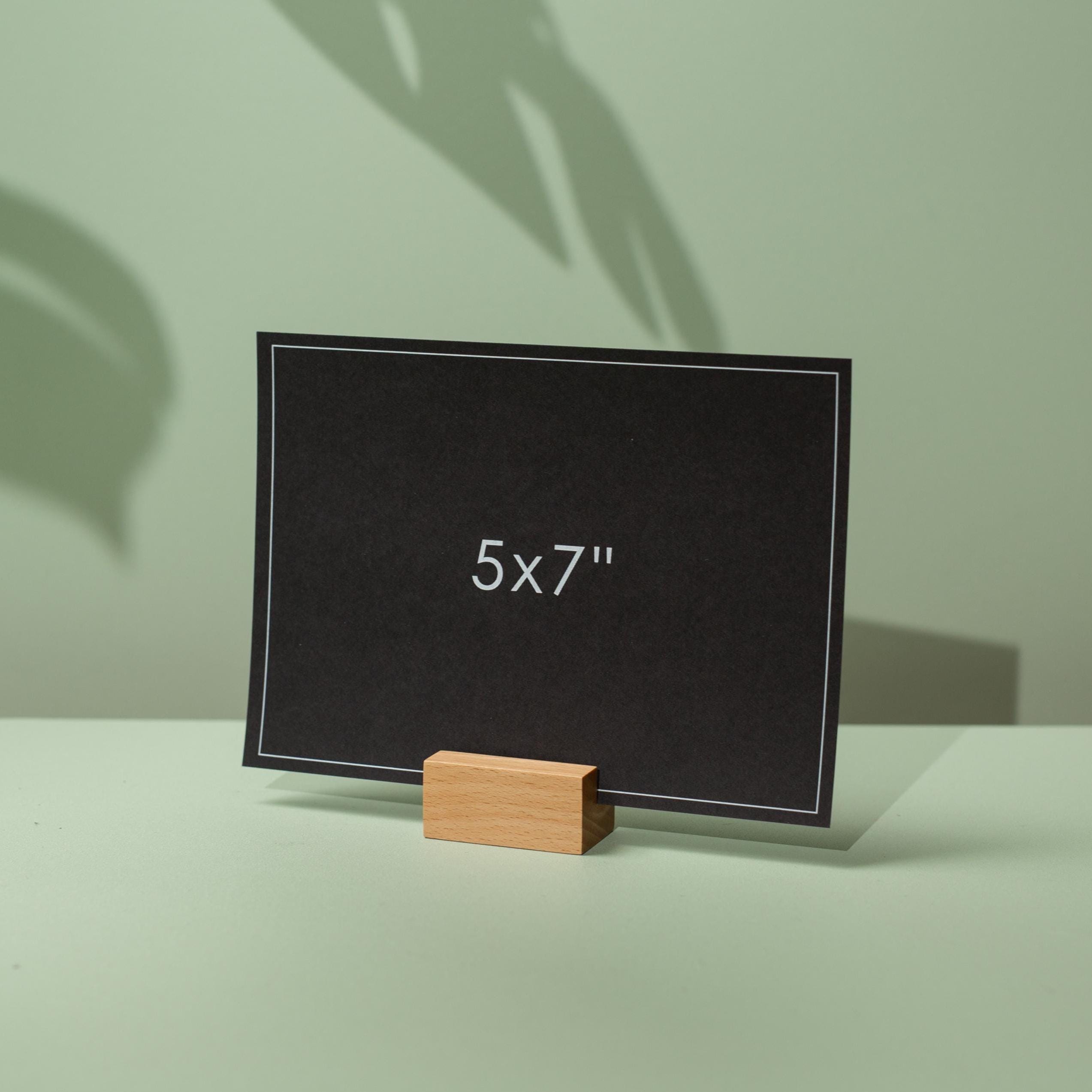 Mini Wooden Stand - Small Wood Walnut or Maple Holder for Paper ...