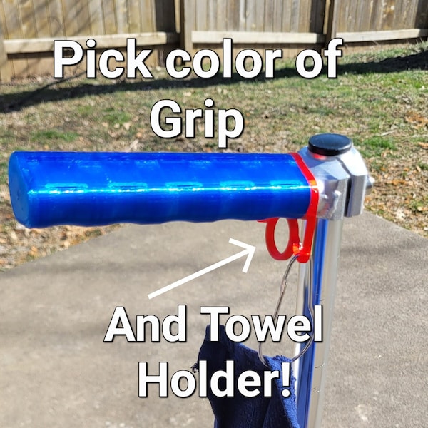 Grip for Zuca Cart With Towel Hanger!   Mix and Match Colors!