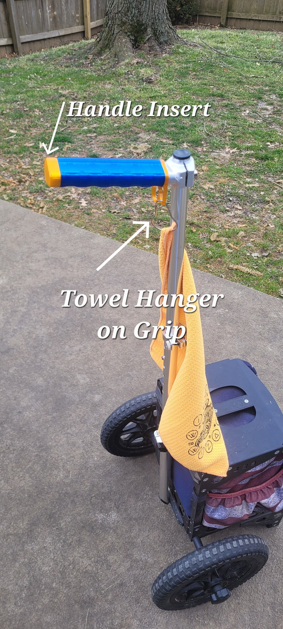 Zuca Handle Insert and Grip With Towel Holder Can Be Customized Mix and