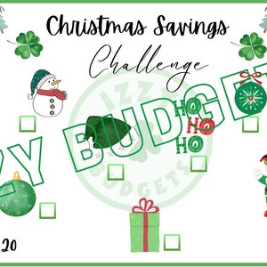 Christmas Savings Challenge