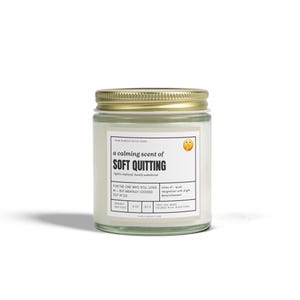 Farewell Office Humor, Sarcastic Candle, Work Friend Gift, Gift for Friend, Funny Work Gift, Quitting Work, Coworker Leaving, Work gift him