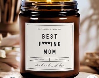 Bougie pour maman amusante Cadeaux amusants pour maman Meilleure maman de tous les temps Bougie amusante de sa fille Cadeaux pour la fête des mères pour les enfants Cadeau pour maman cool Bougie d'anniversaire pour maman