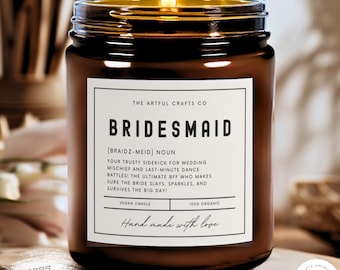 Funny Bridesmaid Candle Bridesmaid Proposal Bridesmaid Gift matron of honor gift Bridesmaid Proposal Ideas Bridesmaid Ask Bridal Party Gifts